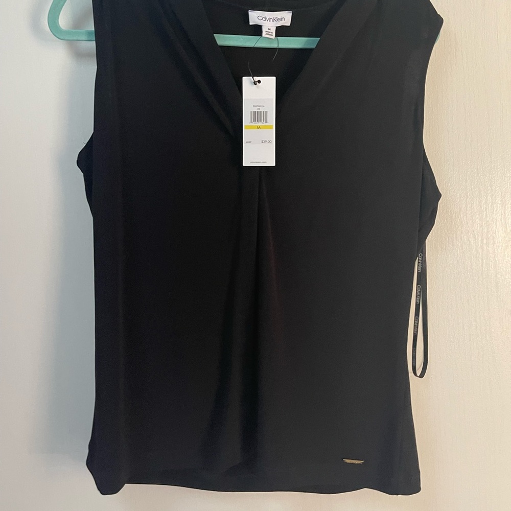 Calvin Klein sleeveless blouse